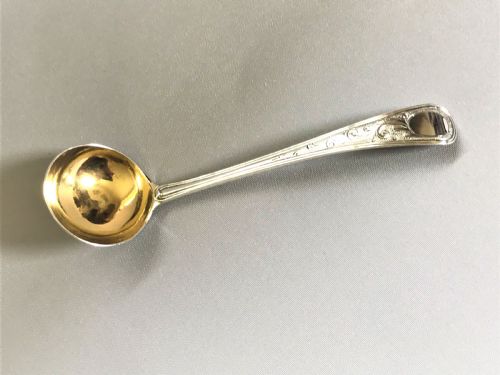 A Delightful 18th Century Silver Cream Ladle