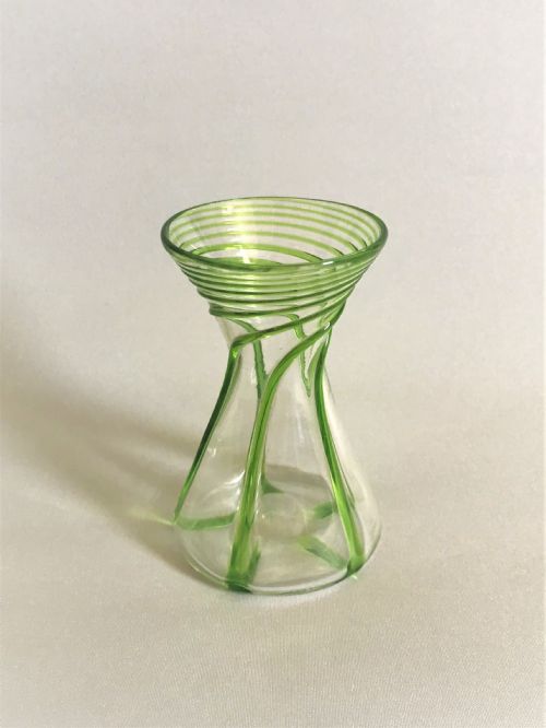 A Gorgeous Art Nouveau Stuart Glass Posy Vase