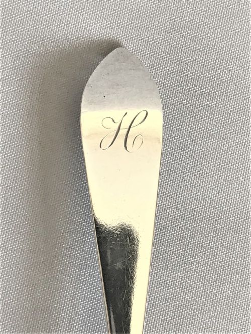fig 1. A rare Scottish Provincial, Perth silver toddy ladle