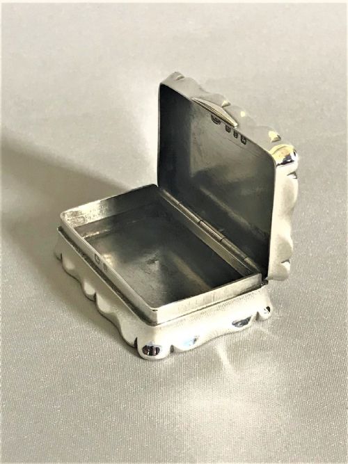 fig 2. A Whisky interest Victorian silver snuff box