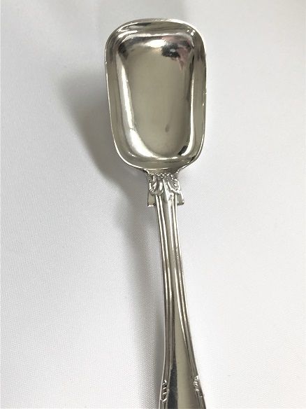 fig 1. A Victorian Kings Husk Pattern Silver Sugar Spoon