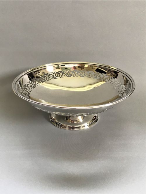 A Gorgeous Chester Silver Pierced Fruit Bowl