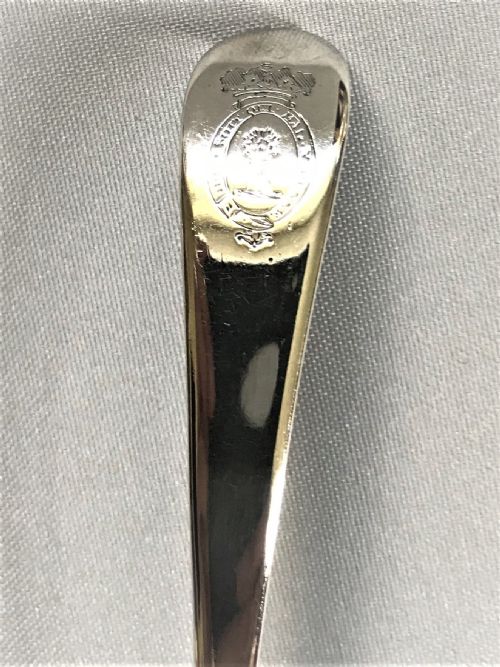 fig 1. An elegant Georgian silver cream ladle