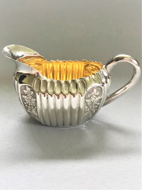 A Charming Victorian Silver 'Solo' Cream Jug