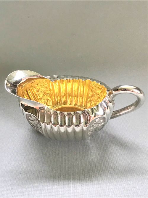 fig 1. A charming Victorian silver 'solo' cream jug