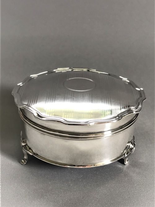 fig 1. A stylish silver trinket/cuff links box