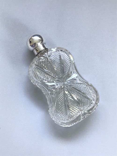 A Superb Silver Mounted Victorian Cologne Flask