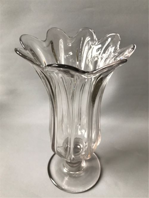 fig 1. An imposing early Victorian celery vase