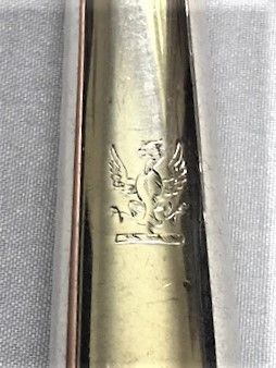 fig 1. A superb set of 12 silver handled Victorian dinner knives