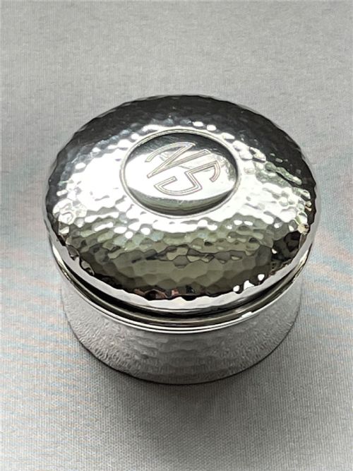 A Large Arts & Crafts Silver Gilt Pill Box