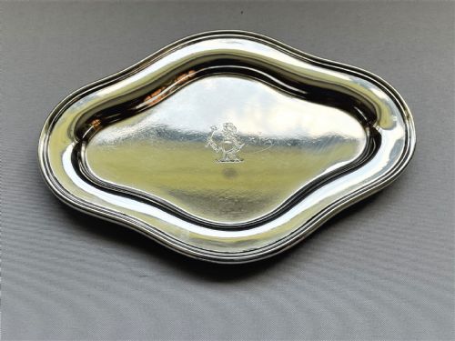 An Outstanding Quality Garrards Silver Cuff Links Dish