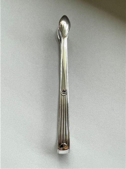 A Fine Pair of Peter & Ann Bateman Silver Tongs