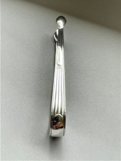 fig 1. A fine pair of Peter & Ann Bateman silver tongs