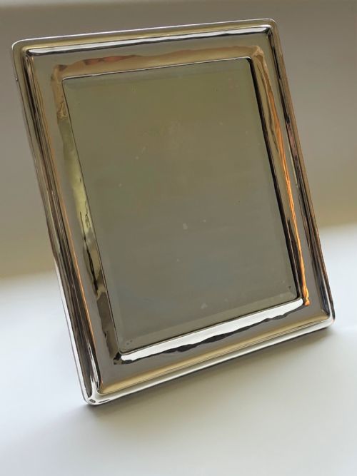 A Stylish and Desirable George V Silver Table Mirror