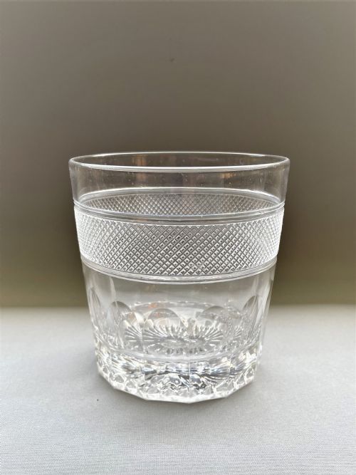 A Large Georgian Cut Glass Whisky Tumbler