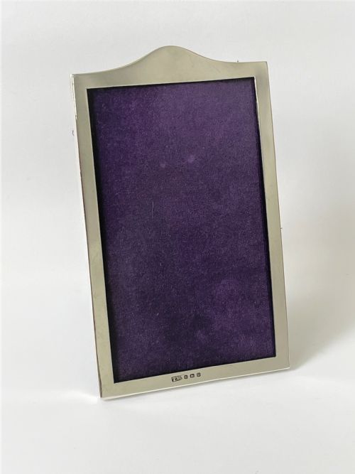 A Small Silver Portrait Photo Frame