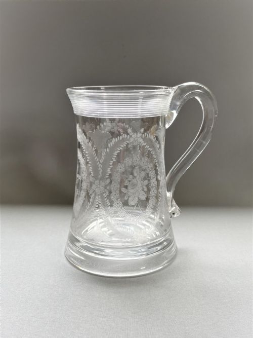 A Gorgeous Victorian Etched Beer Mug