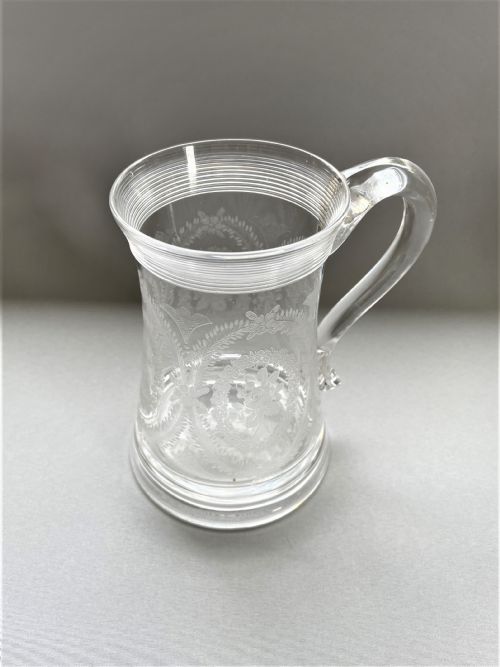 fig 1. A gorgeous Victorian etched beer mug