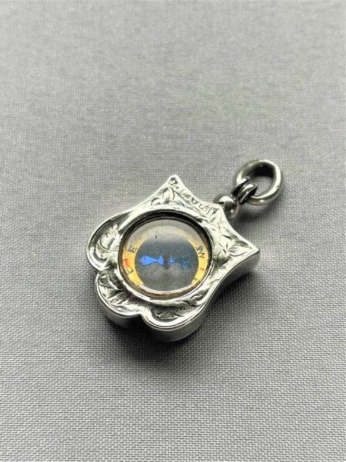 A Rare Chester Silver Victorian Compass