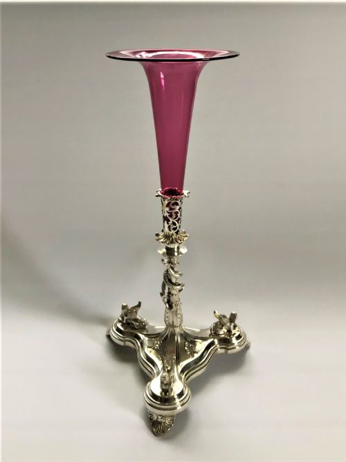 A Superb Victorian Silver Plated Table Centre