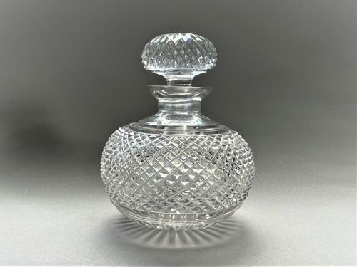 A Late Victorian Hobnail Cut Table Cologne Bottle