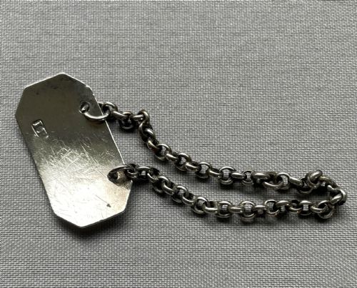 fig 1. A sought after 18th Century silver 'Harvey' sauce label