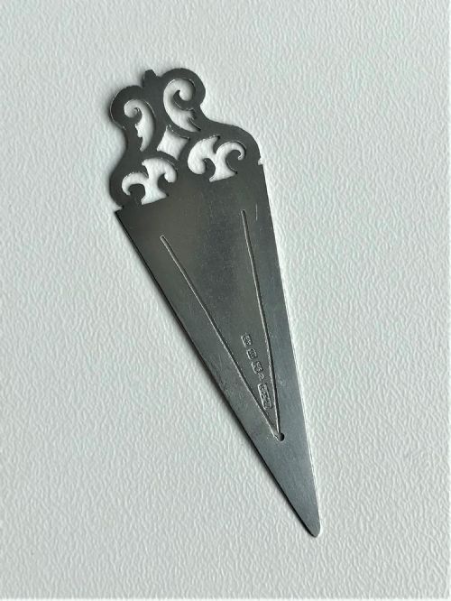 fig 1. A Gorgeous Victorian Silver 'Souvenir' Bookmark