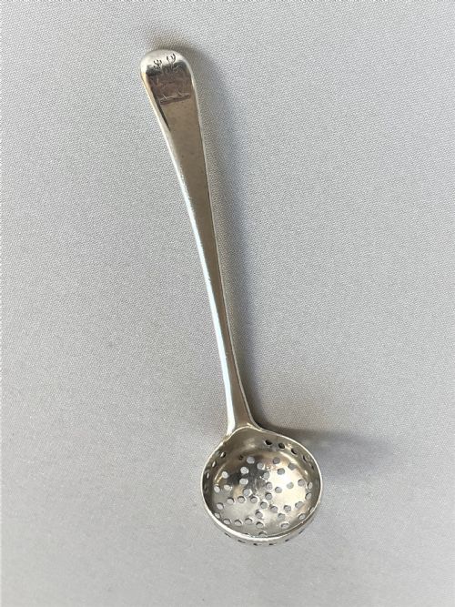 A Desirable Georgian Silver Spice Sifting Ladle