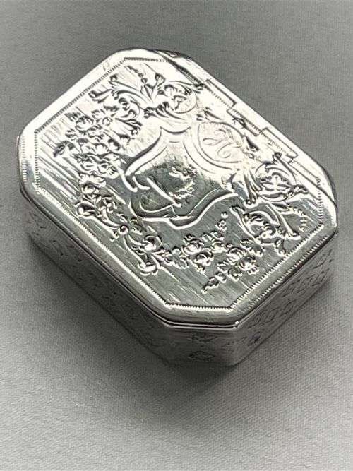 A Late 18th Century Silver Snuff Box