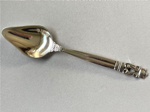 A Sought After Georg Jensen Silver Preserve Spoon