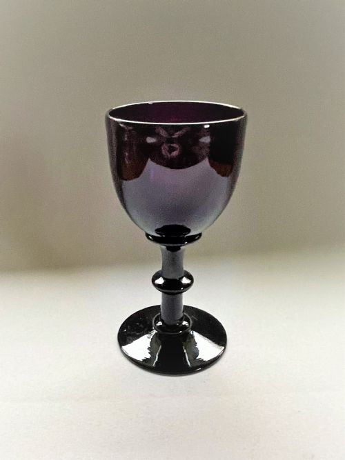A Gorgeous Georgian Amethyst Wine Goblet