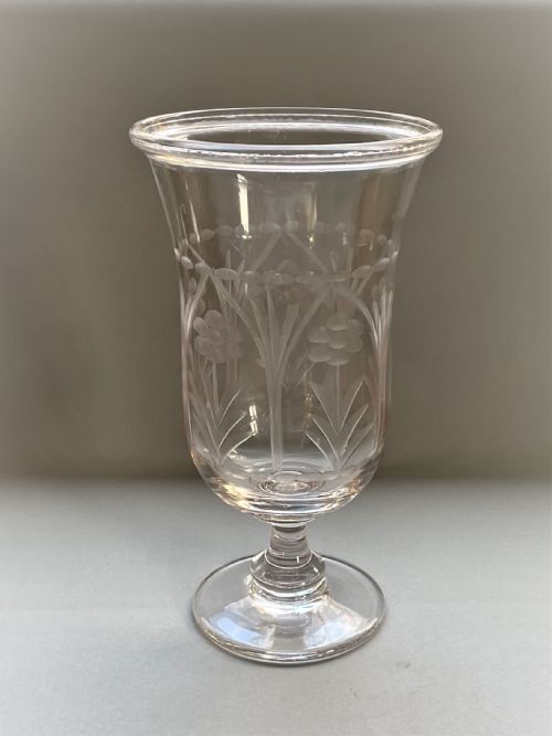 A Charming Small Edwardian Cut Celery Vase