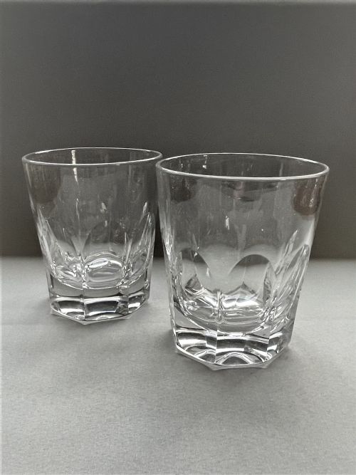 A Handsome Pair of Victorian Cut Glass Whisky Tumblers