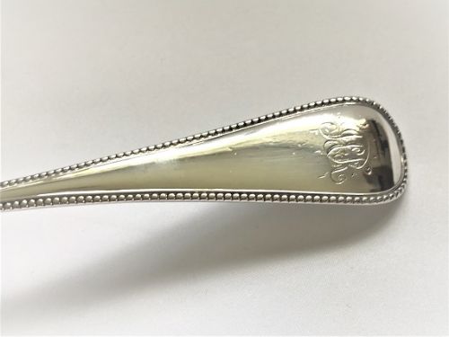 fig 1. A Quality Mid-Victorian Shell Bowl Silver Soup Ladle