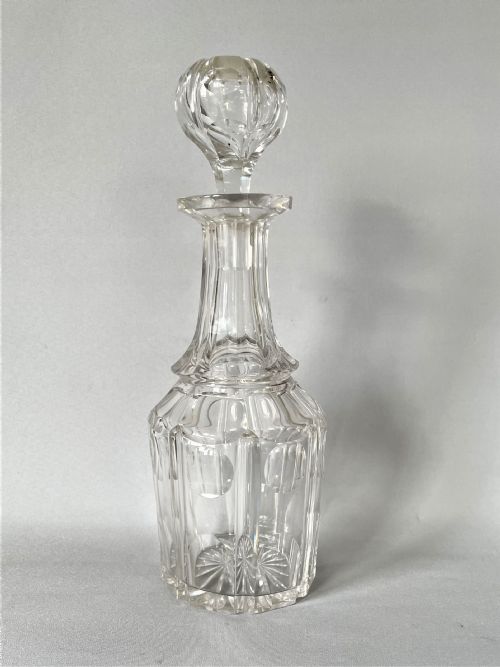 A Handsome Victorian Cut Glass Decanter