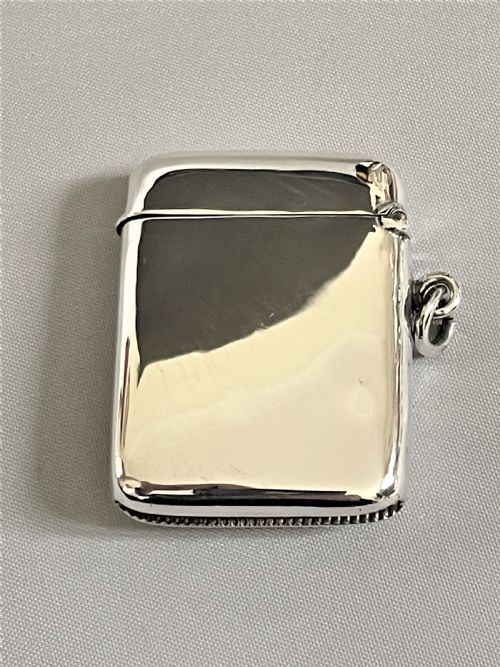 fig 1. An Edwardian silver 'Boxer dog' vesta
