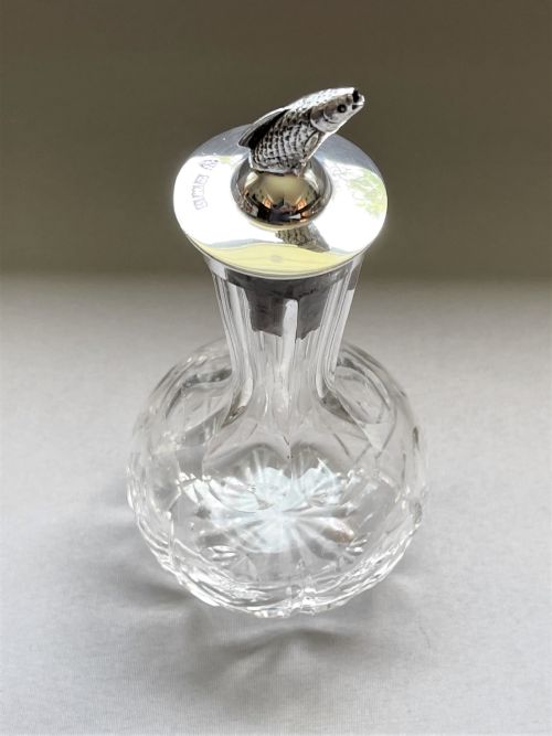 fig 1. An Unusual Silver Mounted Vinegar/oil Bottle