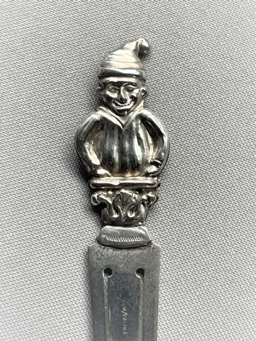 fig 1. A Rare Glasgow Silver Mr. Punch Bookmark