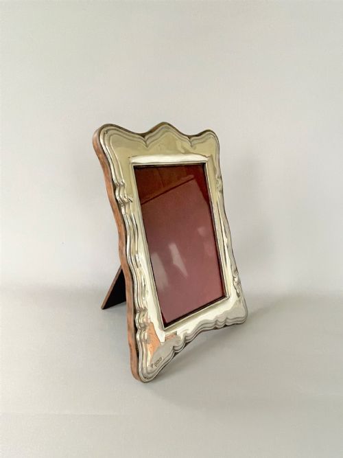 A Gorgeous Shaped Silver Photo Frame
