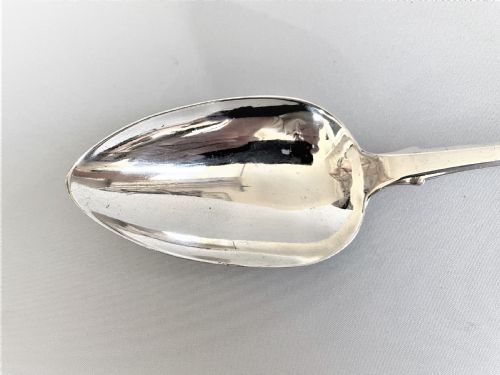fig 1. A handsome George IV silver stuffing spoon