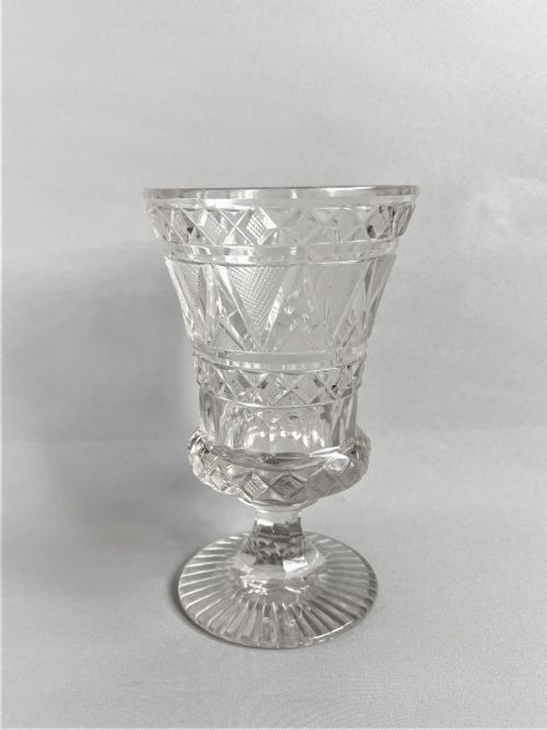 An Exquisite Small Cut Glass Celery Vase