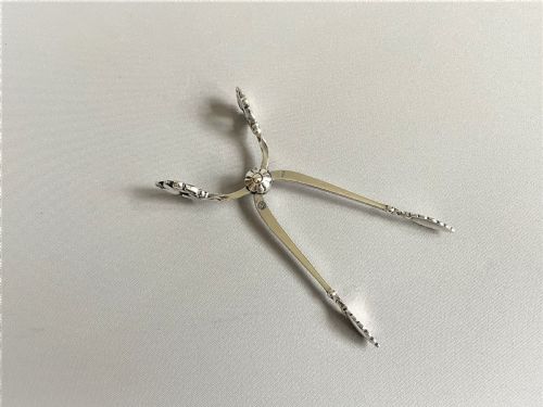 A Gorgeous Pair of Georg Jensen Silver 'Scissor' Nips
