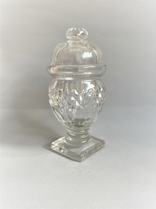 An Early Victorian Cut Glass Bonboniere