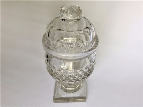 fig 1. An early Victorian cut glass bonboniere