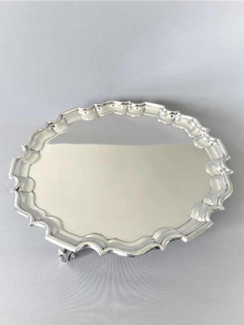 A Handsome and Good Quality Edwardian Silver Salver
