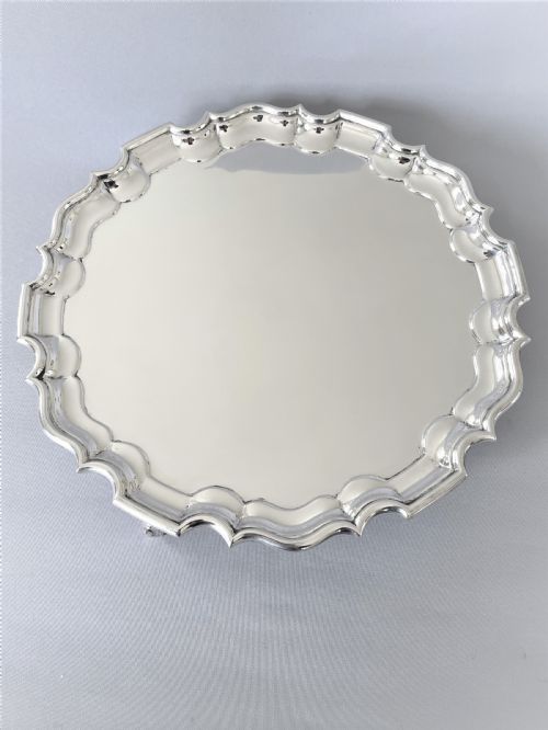 fig 1. A handsome and good quality Edwardian silver salver