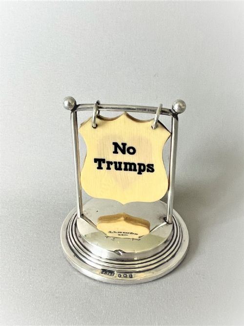 fig 1.  A desirable silver trump/bridge marker