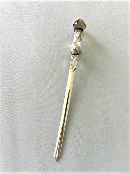 A Stunning Hallmarked Silver Letter Opener with Scottish Themes