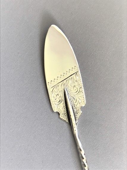 fig 1. A Charming Edwardian Silver Pate Knife