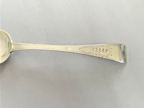 fig 1. A rare Channel Islands silver table spoon